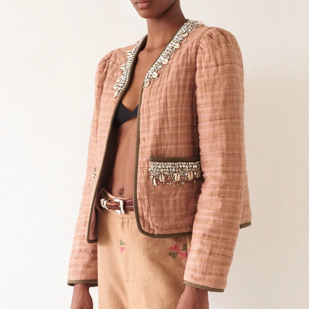 Pasha Shell and Gem Jacket